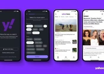 Aplikasi Yahoo News kini didukung teknologi AI Artifact. (Yahoo)